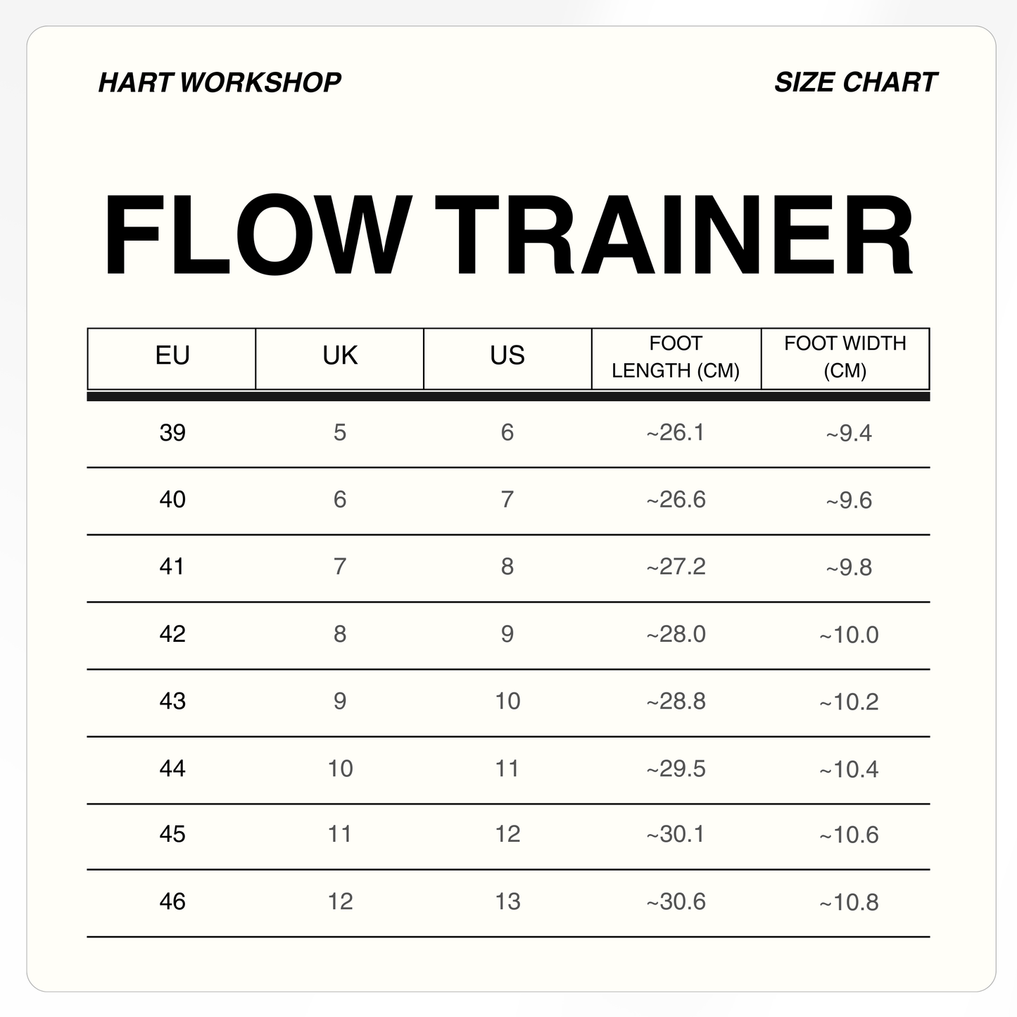 FLOW TRAINER - WHITE