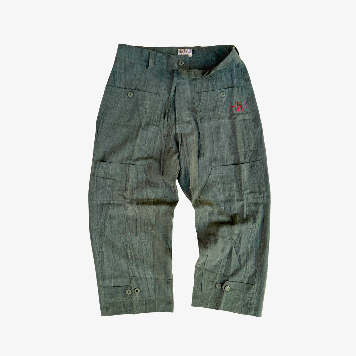 RAMIE WORKSHOP TROUSERS - GREEN