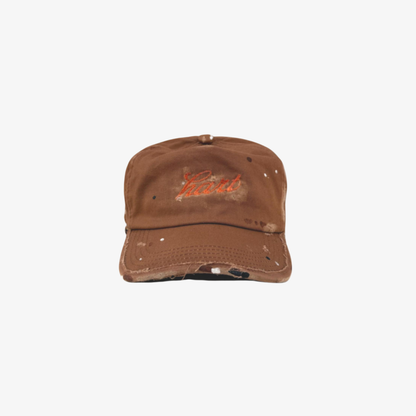 DISTRESSED HART HAT - BROWN