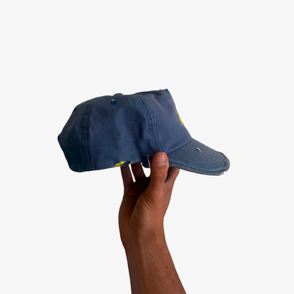 DISTRESSED HART HAT - BLUE