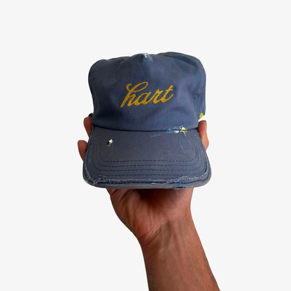 DISTRESSED HART HAT - BLUE