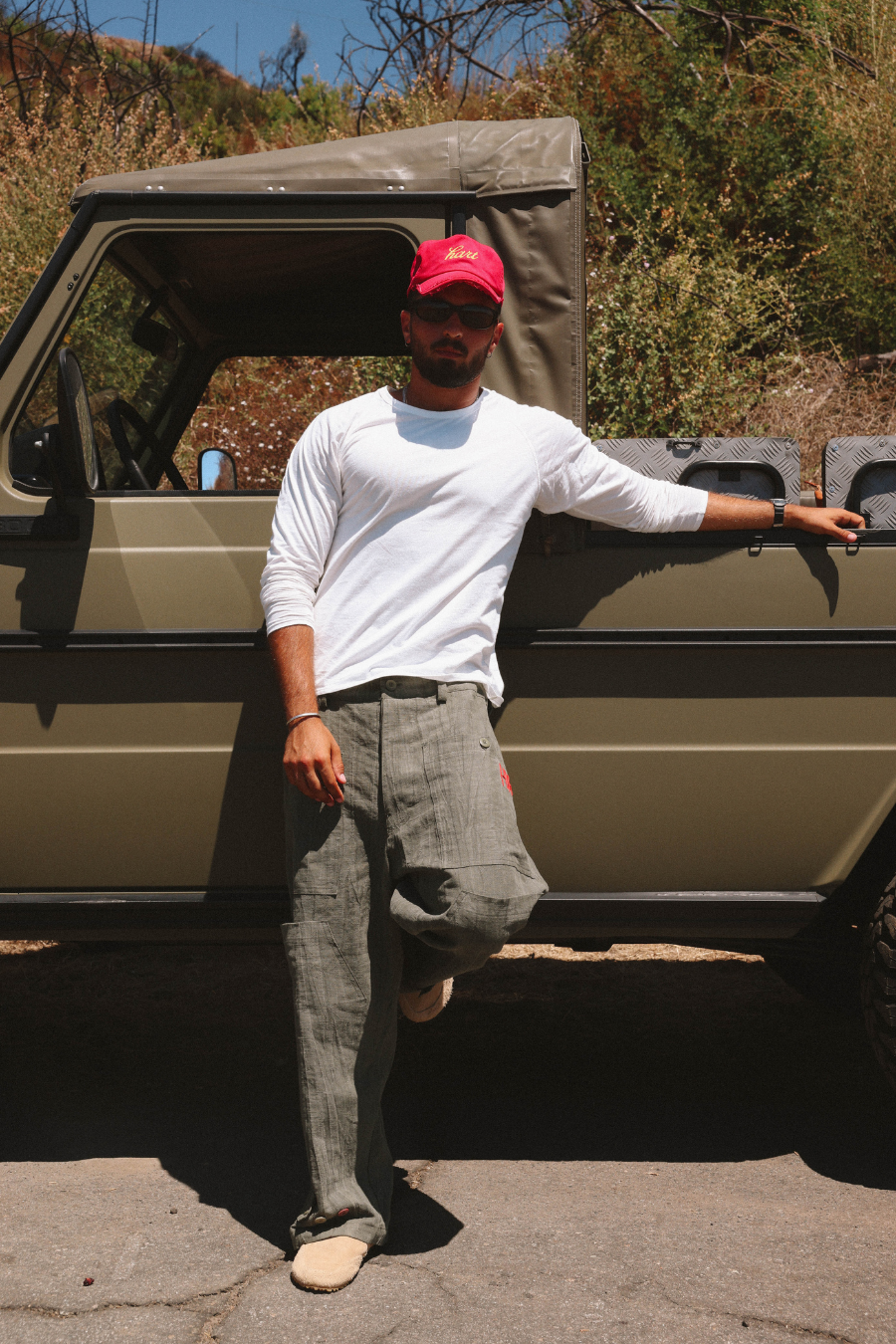 RAMIE WORKSHOP TROUSERS - GREEN