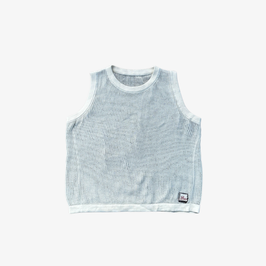 KNITTED MESH SINGLET