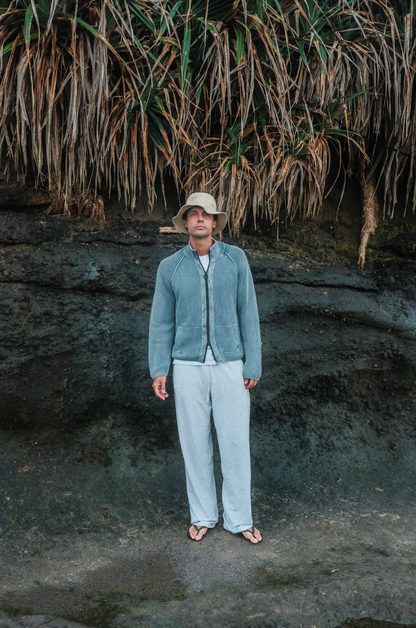 WORKSHOP TRACK KNIT - WASHED BLUE