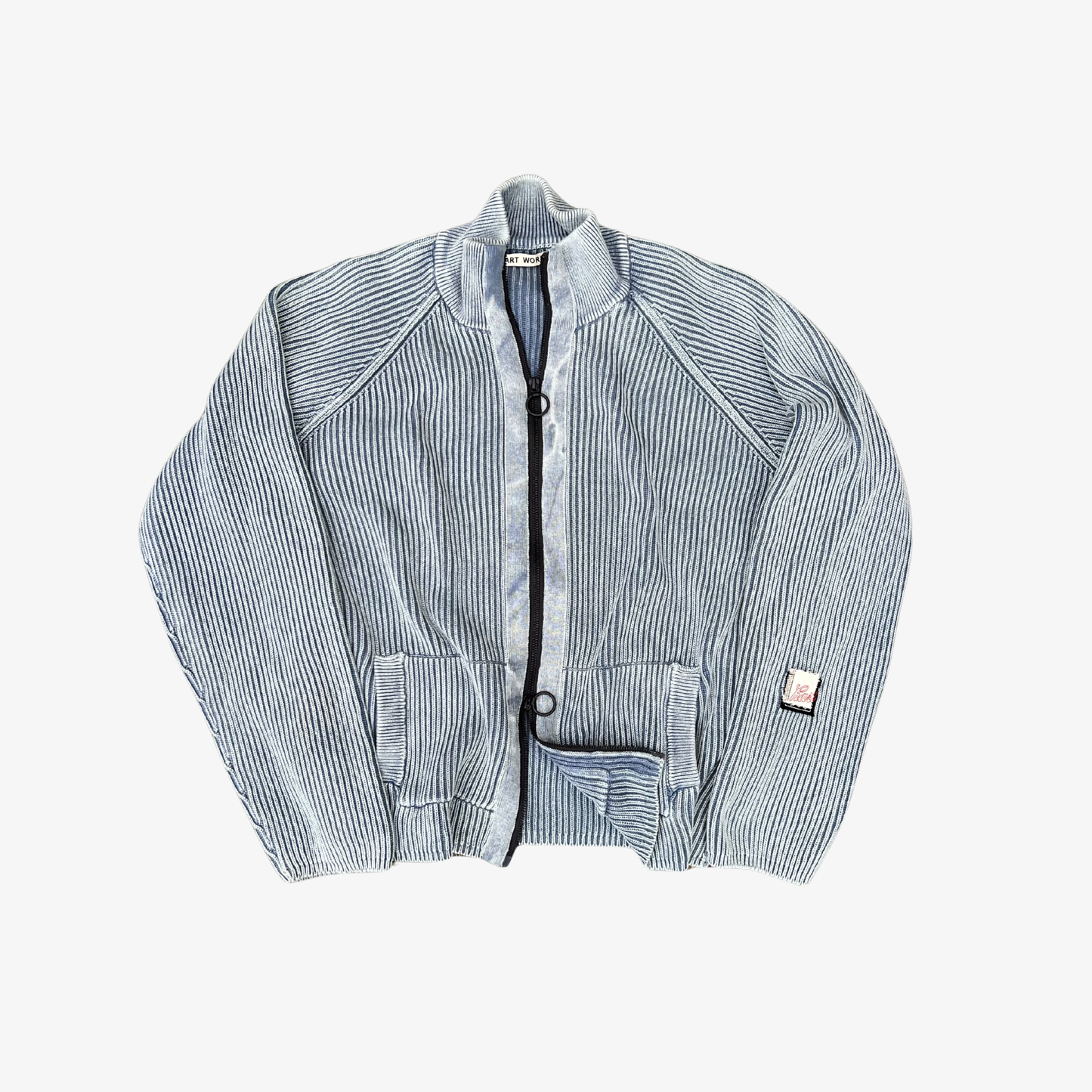 WORKSHOP TRACK KNIT - WASHED BLUE