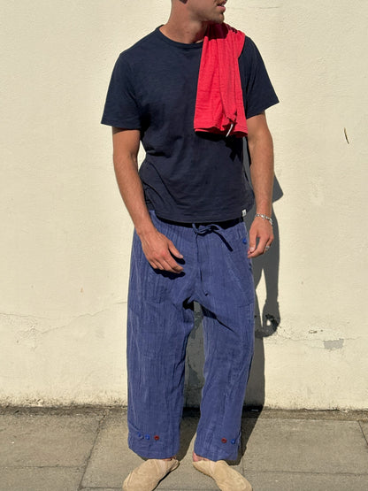 RAMIE WORKSHOP TROUSERS - BLUE