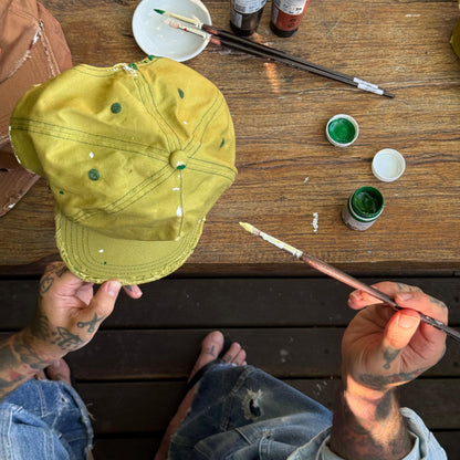 DISTRESSED HART HAT - GREEN